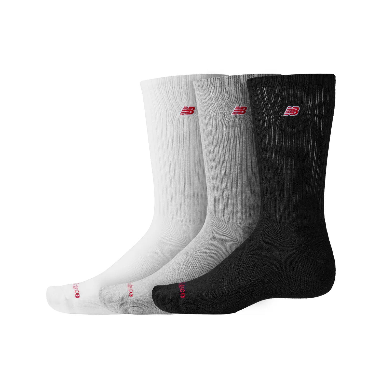 New Balance Unisex Sportsokken 3-Pack Patch Logo Mix