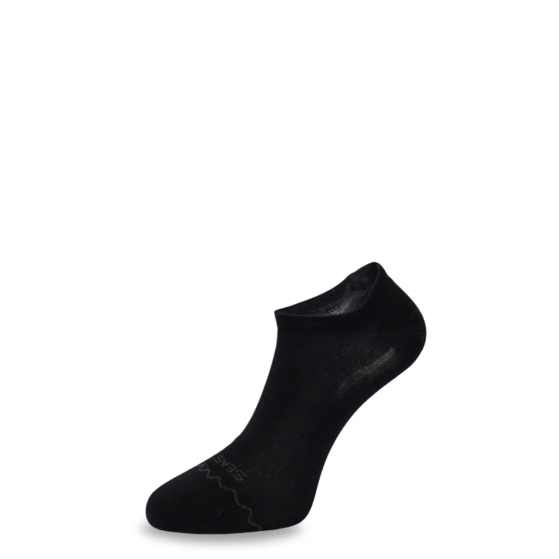 Seas Socks Unisex Sneakersokken Nace Zwart