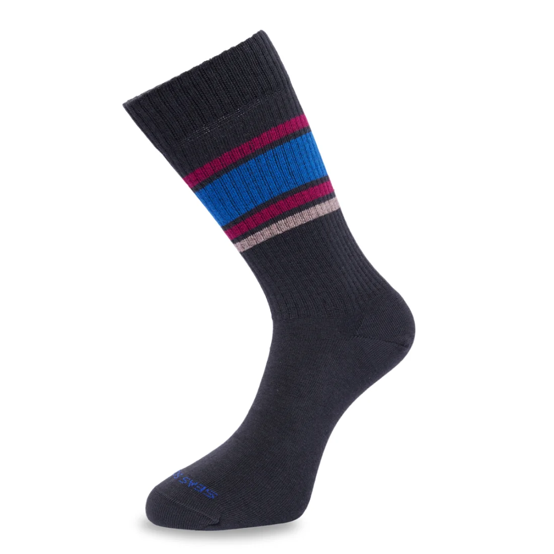 Seas Socks Unisex Sportsokken Scaly Zwart