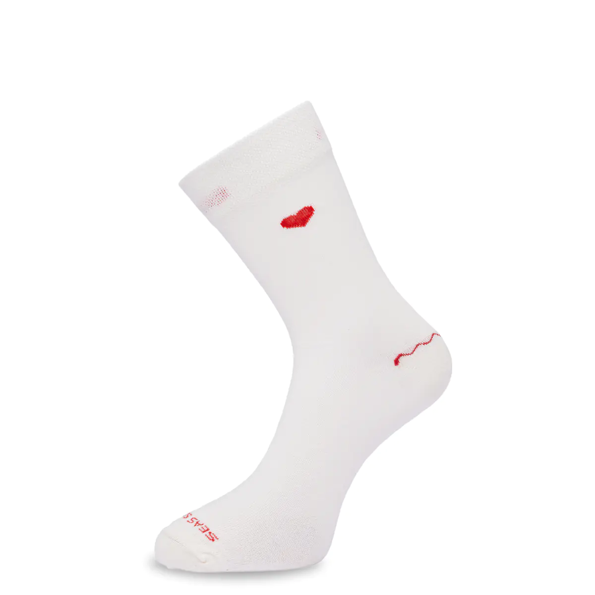 Seas Socks Unisex sokken Lobefin Wit