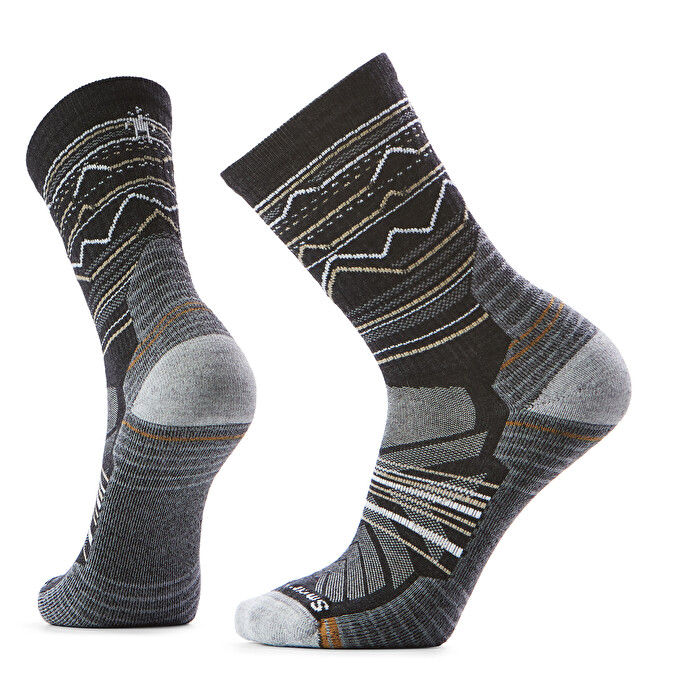 Smartwool Unisex Wandelsokken Light Cushion Mountain Print Grijs